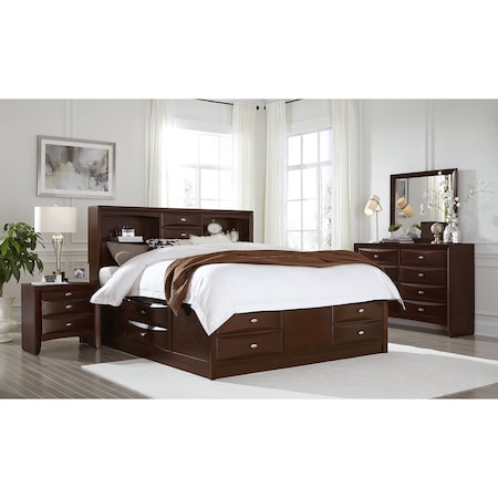 Global Furniture Usa Transitional  Linda Merlot Full Bed Group 2868